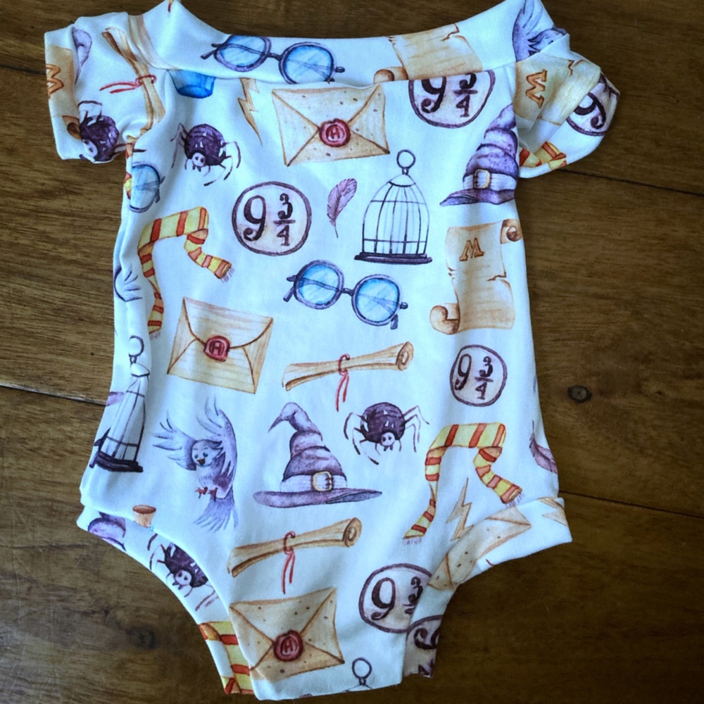 Off shoulder leotard bodysuit Harry Potter